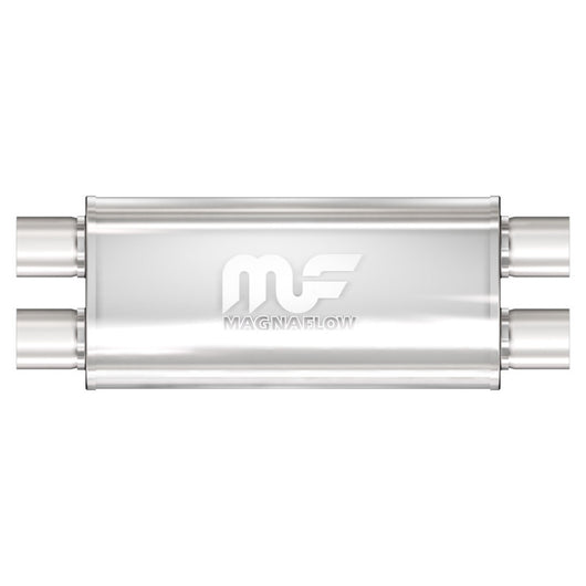 MagnaFlow Muffler Mag SS 18X5X8 2.5 D/D - 12468