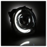 xTune 15-17 Jeep Renegade Light Bar DRL Projector Headlights -Chrome (PRO-JH-JREN-LBDRL-C) - 9039737