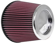 K&N Universal Chrome Filter 6in Flange ID x 7.5in Base OD x 5in Top OD x 6in H - RC-4381