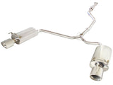 aFe Takeda Exhaust 304SS Dual Cat-Back w/ Polished Tips 13-17 Honda Accord  LX/EX/EX-L Sedan L4 2.4L - 49-36605