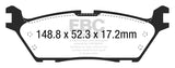 EBC 15+ Ford F150 2.7 Twin Turbo (2WD) Electric PB Greenstuff Rear Brake Pads - DP63037