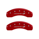 MGP 4 Caliper Covers Engraved Front & Rear With stripes/Journey Yellow finish black ch - 12200SJNYYL