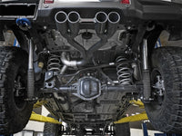 aFe Rebel Series 2.5in. 304 SS C/B Exhaust System 2018 Jeep Wrangler (JL) V6-3.6L - Black Tip - 49-38071-B