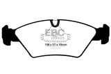 EBC 85-86 BMW 524 TD 2.4 TD (E28) Greenstuff Front Brake Pads - DP2414