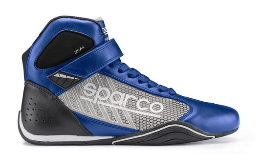 Sparco Shoe Omega KB6 38 Blu/Sil - 00125738AZSI
