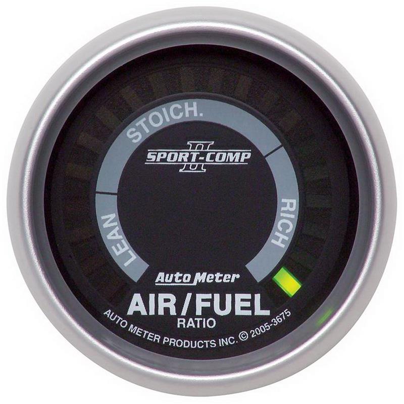Autometer Sport-Comp II 52mm Lean-Rich Digital Air/Fuel Ratio Narrowband Gauge - 3675