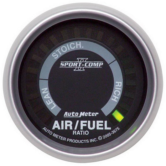Autometer Sport-Comp II 52mm Lean-Rich Digital Air/Fuel Ratio Narrowband Gauge - 3675
