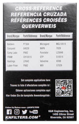 K&N Performance Oil Filter for Hyundai/Kia 3.8L V6, 4.6L/5.0L V8 - HP-7029