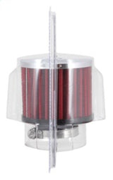 K&N 1.375 inch ID 3 inch OD 2.5 inch H Clamp On Crankcase Vent Filter - 62-1440