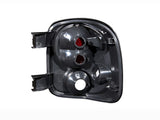 ANZO 1999-2004 Chevrolet Silverado Taillights Black - 211028