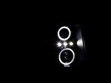 ANZO 2007-2013 Chevrolet Silverado 1500 Projector Headlights w/ Halo Black - 111200