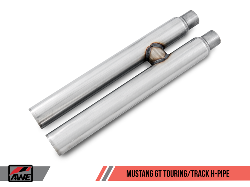 AWE Tuning S550 Mustang GT Cat-back Exhaust - Track Edition (Chrome Silver Tips) - 3020-32028