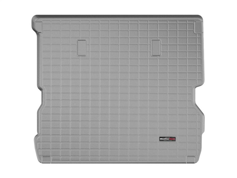 WeatherTech 2017+ Land Rover Discovery Cargo Liners - Grey (w/ 4 Zone Climate Control) - 421084