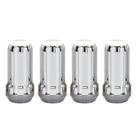 McGard SplineDrive Lug Nut (Cone Seat) M14X1.5 / 1.935in. Length (4-Pack) - Chrome (Req. Tool) - 65310