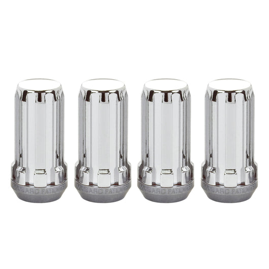 McGard SplineDrive Lug Nut (Cone Seat) M14X1.5 / 1.935in. Length (4-Pack) - Chrome (Req. Tool) - 65310