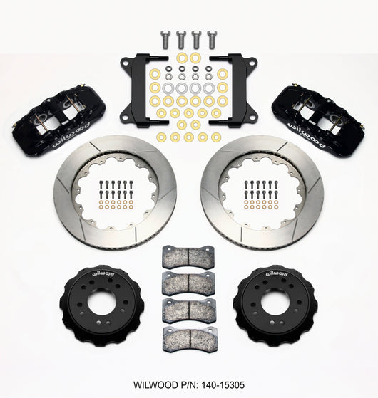 Wilwood AERO6 Front Hat Kit 14.00 63-87 C10 w/ Wilwood Pro Spindles - 140-15305