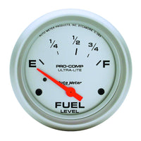 Autometer Ultra-Lite 2-5/8in 73-10 Ohm Fuel Level Gauge - 4415