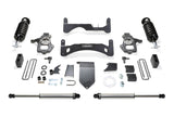 Fabtech 14-18 GM C/K1500 w/OE Forged UCA 6in Perf. System Gen II w/DL 4.0 Coilovers & Rear DL Shocks - K1085DL