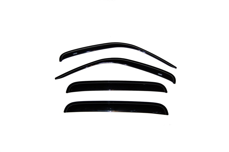 AVS 02-07 Jeep Liberty Ventvisor Outside Mount Window Deflectors 4pc - Smoke - 94428