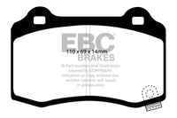 EBC 15+ Cadillac CTS 3.6 Twin Turbo Yellowstuff Rear Brake Pads - DP41788R