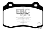 EBC 06-10 Jeep Grand Cherokee 6.1 SRT-8 Greenstuff Rear Brake Pads - DP61788