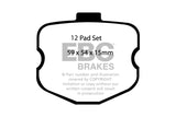 EBC 06-08 Chevrolet Corvette (C6) 7.0 (Z06) Bluestuff Front Brake Pads - DP51771NDX