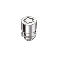 McGard Wheel Lock Nut Set - 4pk. (Cone Seat) M12X1.25 / 19mm & 21mm Dual Hex / 1.28in. L - Chrome - 24154