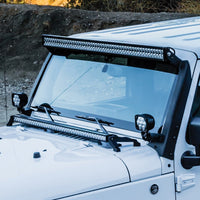 Westin/Snyper 07-17 Jeep Wrangler Snyper Pillar LED Light Mount - Textured Black - 62-41035