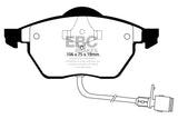 EBC 91-94 Audi 100 Quattro 2.8 (ATE) Redstuff Front Brake Pads - DP3836C