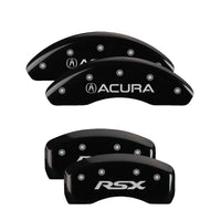 MGP 4 Caliper Covers Engraved Front & Rear MGP Black finish silver ch - 38004SMGPBK