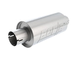 Borla Universal Pro-XS Round S-Type 2.5in Inlet/Outlet Center/Center Notched Muffler - 400497