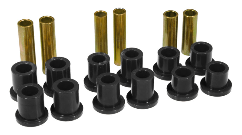 Prothane 73-79 Ford F350 2wd Rear Leaf Spring Bushings - Black - 6-1006-BL