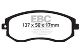 EBC 12+ Scion FR-S 2 Yellowstuff Front Brake Pads - DP41884R