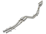 aFe Twisted Steel Long Tube Headers w/ Mid Pipes (Street) 96-99 BMW M3 L6-3.2L S52 - 48-36316-YC