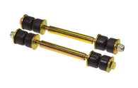 Prothane Universal End Link Set - 5 3/8in Mounting Length - Black - 19-413-BL