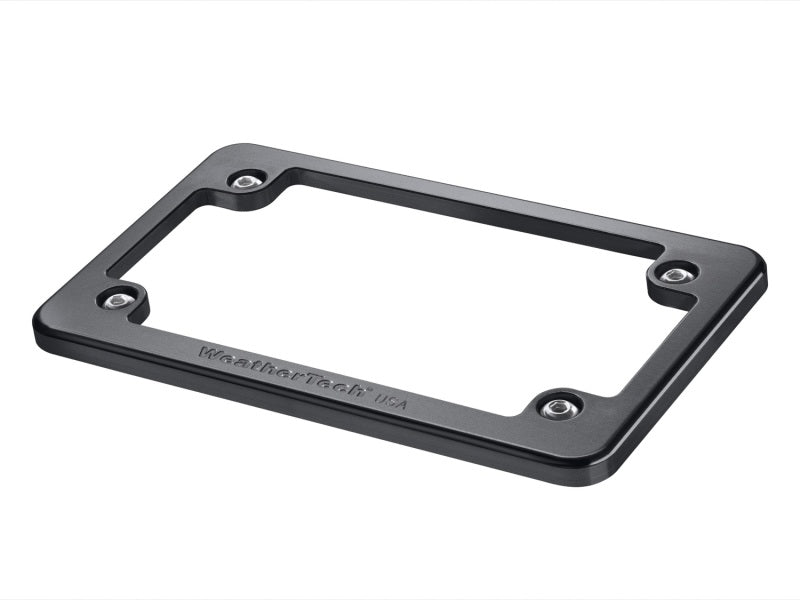 WeatherTech Motorcycle Billet Plate Frames - Black - 8AMPF1