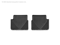 WeatherTech 09-13 Toyota Corolla Rear Rubber Mats - Black - W80