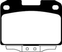 EBC 94-96 Dodge Stealth 3.0 4WD Greenstuff Rear Brake Pads - DP21098
