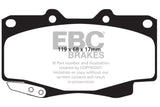 EBC 99-04 Toyota Tacoma 4WD 2.7 Ultimax2 Front Brake Pads - UD799