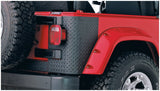 Bushwacker 97-06 Jeep Wrangler Trail Armor Rear Corners - Black - 14001