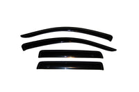 AVS 07-10 Mitsubishi Outlander Ventvisor Outside Mount Window Deflectors 4pc - Smoke - 94555