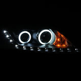 ANZO 2011-2013 Kia Sorento Projector Headlights w/ Halo Chrome (CCFL) - 111249