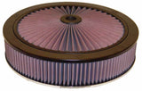 K&N X-Stream Top Assembly 14in OD 5.125in Neck Flange 4.62in H w/Vent - 66-3010
