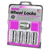 McGard Wheel Lock Nut Set - 4pk. (Cone Seat) 9/16-18 / 7/8 Hex / 1.765in. Length - Chrome - 24234