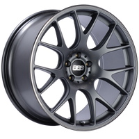 BBS CH-R 20x10.5 5x115 ET25 CB71.4 Satin Black Polished Rim Protector Wheel - CH116BPO