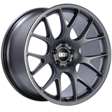 BBS CH-R 20x10.5 5x120 ET35 Satin Black Polished Rim Protector Wheel -82mm PFS/Clip Required - CH114BPO