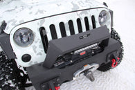 MBRP 07-15 Jeep Wrangler JK Formed Front Light Bar Kit for OCF Bumper - Black Coated - 182766