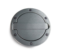 AMP Research 2007-2017 Jeep Wrangler JK 2/4 Door Fuel Door - Brushed - 73000-00A