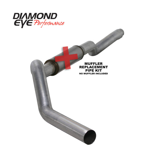 Diamond Eye KIT 5in CB MFLR RPLCMENT PIPE SGL AL: 2006-2007.5 CHEVY 6.6L 2500/3500 - K5126A-RP