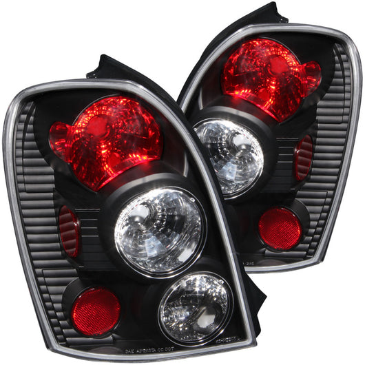 ANZO 2002-2003 Mazda Protege 5 Taillights Black - 221095